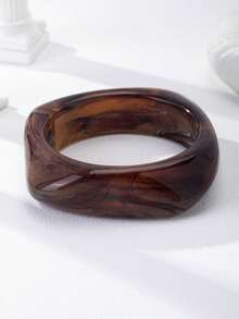 4 Pc Resin Cuff Bracelet Women Acrylic Arm Cuff For Daily Wear , Resin Bangles - Multicolor - View 7
