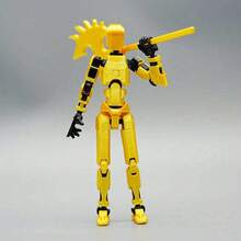 T13 可动人偶已组装完毕。这是一套包含多种颜色的泰坦13可动人偶套装。套装中还包含一个3D打印的T13幸运机器人模型和一个诺瓦13可动人偶。 - 彩色 - 查看 6