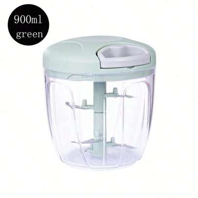 1 pezzo, 16,91 / 30,43 once di utensili da cucina manuali durevoli, comodi e veloci, tritacarne manuale, tritaaglio, spremiagrumi rotante per cipolle, tagliaverdure, tritafrutta creativo, tritacarne, facili da cucinare, un buon aiuto per la gestione degli ingredienti da cucina