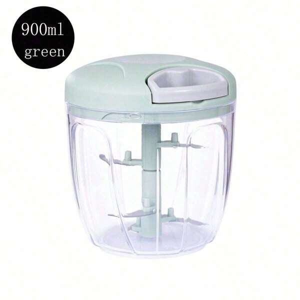 1 peça, 16,91 / 30,43 onças de ferramentas manuais de cozinha práticas e rápidas e duráveis, moedor de carne manual, picador de alho, triturador de cebola rotativo, cortador de vegetais, moedor de frutas criativo, moedor de carne, fácil de cozinhar, um bom ajudante para manusear ingredientes de cozinha