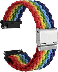 Smart Watch Strap - Multicolor (Silver Buckle) - View 12