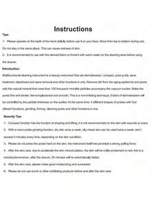 AXH Rechargeable Blackhead Remover, 400mAh Lithium Battery, Multi-Functional Facial Care Tool, Suitable For Skin Cleansing - White - View 9