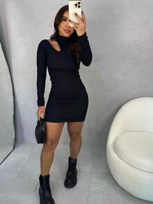 Women Dresses - Black - View 5