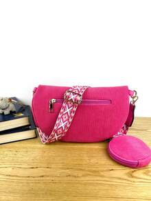 Marsupio casual da donna, marsupio retrò in PU, borsa da viaggio multitasca da esterno