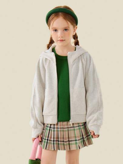 mini bala Girls Parent-Child Hoodie Autumn Sports Style Loose Sweatshirt