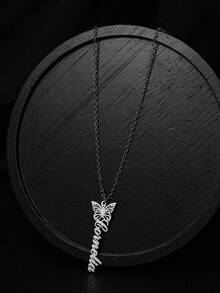 Collana personalizzata elegante e minimalista, in oro leggero con farfalla e testo personalizzabile, regalo di compleanno, regalo personalizzato, regalo per anniversario, gioiello personalizzato, regalo per amici, famiglia, partner, adatto per ogni occasione