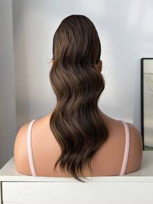 16 Inch Short Natural Wave Curly Synthetic Ponytail Hair Extension, Brown Color, Claw Clip Design, Suitable For Girls, Women, Party And Daily Use - Black Brown - View 9