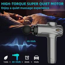 Deep Tissue Massage Gun Portable, Percussion Massage Gun With 7 Levels  6 Massage Eads, Electric Massager For Muscles Pain Relief, Gifts For Men Women Athletes For Sports And Relaxation