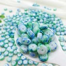 10/50g 6mm Abacus Beads Kit - Vibrant Transparent Glass Flat Beads Multiple Colors With Versatile Spacer Beads - Perfect For DIY Beading Projects, Ideal For Creating Unique Bracelets And Necklaces, Essential Jewelry Making Accessories