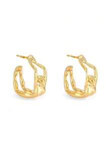 2pcs Women Fashion Unique Body Shape Stud Earrings, Luxury Versatile Hypoallergenic Earrings For Party & Daily Wear, Jewelry Gift