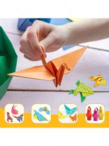 108-kolorowy kreatywny zestaw origami – 54 wyjątkowe wzory, idealny do majsterkowania i zajęć edukacyjnych, idealny do projektów klasowych i jako upominki na przyjęcia, poprawia koncentrację i skupienie, świetny prezent urodzinowy dla dzieci, prezenty na powrót do szkoły dla chłopców i dziewcząt