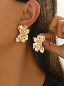 1 Pair Elegant Daisy Flower Earrings, Creative Unique Design, Suitable For Daily Wear For Women