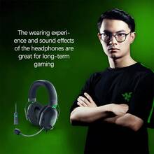 RAZER 旋風黑鯊V2專業遊戲耳機 空間音效技術 智慧調音，輕量化設計僅 記憶棉耳墊 職業選手同款 - V2(3.5mm+usb音效卡) - 查看 6