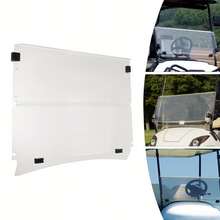 YUNRUX Transparent Golf Cart Windshield For EZGO TXT 2014+ With High-Strength - A - View 1