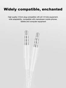 3.5mm Crystal Line Wired In-Ear Headphones, High-Definition Sound Quality, Anti- Design, Comfortable Wear, Compatible With Smartphones, Computers, MP3 And Other Devices, Classic & Fashionable Appearance