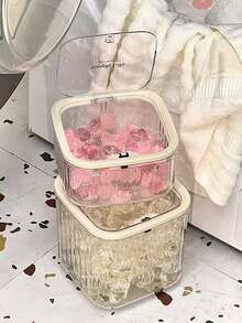 1/2 hộp đựng bột giặt, lọ đựng có nắp, hộp đựng dung tích lớn, bột giặt/nước giặt, hộp đựng viên giặt, hộp đựng đồ dùng vệ sinh, đồ gia dụng, thích hợp sử dụng trong phòng giặt, phòng tắm, nhà vệ sinh, phụ kiện phòng tắm. - Nhiều màu - Xem 6