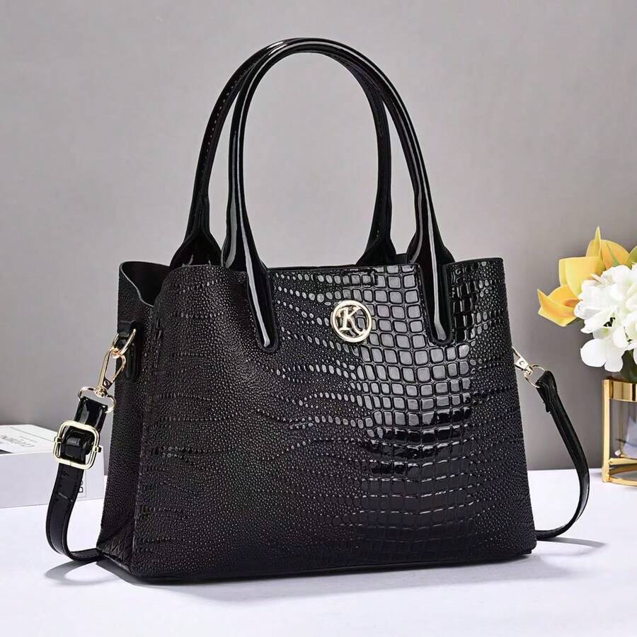 Women Top Handle Bags - 灰色 - 查看 1