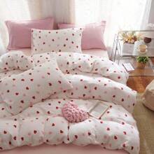 Set de funda nórdica clásica - Ropa de cama de microfibra suave y lavada con diseño atemporal para una encantadora estética de estilo granja