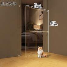 Cat Barrier Gate, Indoor Home Use Cat Deterrent Fence, Balcony Pet Isolation Divider For Cats & Dogs - Multicolor - View 4