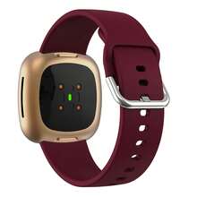 Dây đeo tương thích với Fitbit Sense/Versa 3 / Versa 4 / Sense 2, Dây đeo thể thao bằng silicon mềm, Dây đeo thay thế cho nam nữ - Versa3/Versa4 - Xem 13