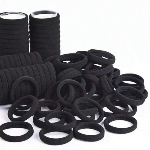 100PCS/SET New Style High - Elastic And Durable Hair Ties For Women. Internet - Famous, Thickened, Seamless Hair Rubber Bands For Tying Hair, Extra - Thick And Reinforced.