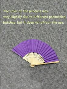 1/3/5/10支装浅紫色纸扇，紫色竹制折扇，手持扇，适用于订婚、毕业、婚礼派对装饰、卧室家居桌面装饰、DIY、派对礼品、送给女性和年轻人的礼物、新娘配饰 | 日式扇子 | 装饰扇、婚礼接待装饰 - 彩色 - 查看 6