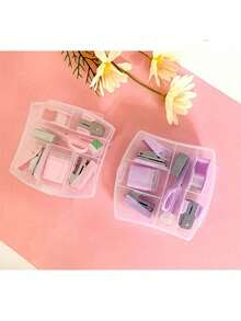 1件套办公用品，桌面配件，8合1办公用品套装，包含打孔器、起钉器、订书机、胶带座、小卷胶带、卷笔刀、剪刀和500枚10号订书钉。学生文具套装，职场礼品——送给学生和同事的完美礼物。