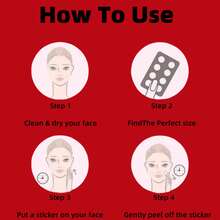 1200PCS Acne Pimple Patch For Covering Zits And Blemishes, Spot Cover Stickers For Face And Skin - Màu Hồng Tươi - Xem 5