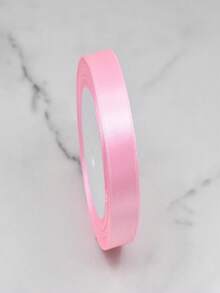 1 Roll 0.6cm Wide Satin Ribbon, Rainbow Ribbon, Gift Wrapping Ribbon, Polyester Woven Ribbon, Creative DIY Decorative Tying Ribbon, Woven Fine Cake Packaging Material Bow Ribbon, Suitable For Women, Weddings And Other Occasions - Multicolor - View 12