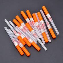 Kit de catéter IV de liberación automática para perforación de oreja y nariz, herramientas de perforación corporal, suministros de perforación, Nuevo surtido de 8 piezas de agujas de catéter de acero de 14G, 16G, 18G, 20G para perforaciones - Multicolor - Ver 4