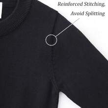 UMELOK Girls' Cardigans Sweater Cotton Button Solid Long Sleeve Knit Sweaters