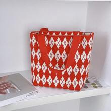 Women Shoulder Bags - 字母紅色 - 查看 4