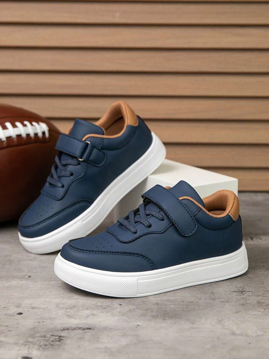 Kinder Lässig Sportschuhe, modische Skateboard-Schuhe, leichte & bequeme Klettverschluss Walkingschuhe, Jungen & Mädchen Studentensnneaker, vielseitige Lässig-Schuhe für alle Jahreszeiten