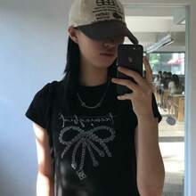 韓国版 AE アメリカン レトロ レター ベースボール キャップ スタイル ニッチ ストリート フラットつば帽子男性と女性のための同じスタイルのピーク キャップ - カーキ - チェックする 1
