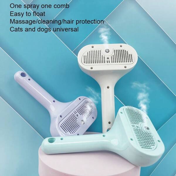 1 قطعة فرشاة قابلة للشحن من USB للكلاب، فرشاة بخار فرشاة رذاذ للقطط،فرشاة رذاذ & amp؛ فرشاة كلب، فرشاة شعر طويلة للكلاب ; فرشاة تنظيف الحيوانات الأليفة مع رذاذ الماء ? 1 زر فرشاة إزالة الحيوانات u0026 أمب؛ لوازم العناية بالحيوانات الأليفة