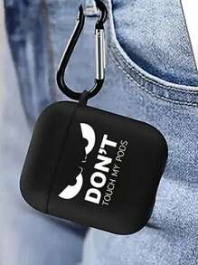 Slogan White Label Wireless Bluetooth Earphone Case For AirPod Pro 2nd/3rd/4th Gen, Protective Soft Cover For Men And Women