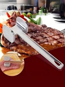 1pc Meat Tenderizers, Meat Tenderizer Hammer Mallet Tool For Pounding Beef, Steak, Chicken, Pork, Stainless Steel Meat Hammer Kitchen Tool