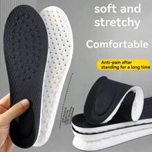 1 双可修剪女鞋鞋垫，防臭，抗菌，柔软舒适，纯粉色