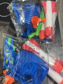 2025 新品 - 儿童火箭发射器玩具 - 连续射击设计，配有 1 个发射器和 3 个泡沫火箭 - 适合互动游戏 - 儿童娱乐玩具 - 室内外玩具 - 生日礼物 - 复活节礼物 - 节日礼物 - 完美礼物 - 彩色 - 查看 10