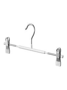 Pantalón/percha de  ultrafina resistente con clips metálicos, adecuado para pantalones cortos y faldas
