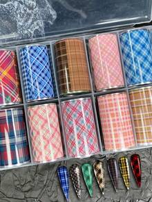 Bộ 10 miếng dán dập móng nghệ thuật, họa tiết mèo hoạt hình dễ thương, hoa, bầu trời sao, nhiều màu sắc, họa tiết nơ thanh lịch, kẻ caro, trái tim, hoa hướng dương, hoa cúc, bóng và mềm, dễ sử dụng, phù hợp cho người mới bắt đầu, tiện lợi khi đi du lịch, quà tặng cho bạn bè, gia đình, bạn gái, ngày Valentine, ngày của Mẹ. - Nhiều màu - Xem 4