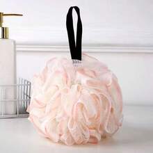 3-Color Flower Luxury Bath Sponge, Large Size New Design, Soft & Durable, Cute Girl Bath Puff, Bathing Scrubber - Multicolor - View 3