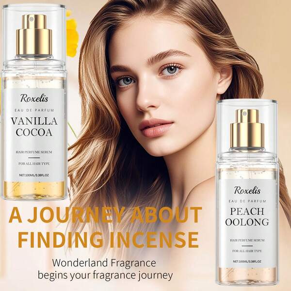100ml Hair Fragrance Spray, Body & Hair Fragrance Deodorizer, Nourishing Hair Care For Dry Hair, Releases Charming Aroma, Can Be Used On Closet, Hair, And Body