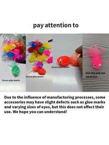 15 件漂浮仿真软橡胶金鱼玩具，适用于室内和室外水上游戏，夏季派对装饰用品，无需电池（颜色随机），感官玩具，玩具，泳池玩具，感官玩具，玩具，泳池玩具 - 彩色 - 查看 9