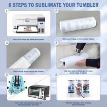 25 Pack 20oz Sublimation Tumbler White Blank Stainless Steel Insulated Mug With Lid And Straw - trắng - Xem 7