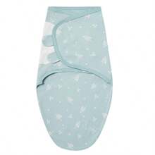 Cobertor de Envolvimento para Bebês, Saco de Dormir Anti-Sobressalto para Recém-Nascidos, Envoltório de Bebê Impresso para Todas as Estações