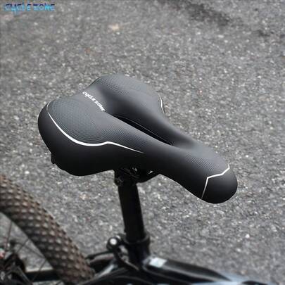 自行车鞍座镂空山地车/公路车高弹减震座垫，泡沫材质，透气防水，防滑耐磨，舒适骑行配件