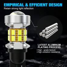 2Pcs 16W T15 LED Bulb W16W LED Lamp Canbus No Error 3014 21-SMD 912 921 LED Lights 12V Car Backup Reverse Light 4000LM 6000K - T15 - View 5