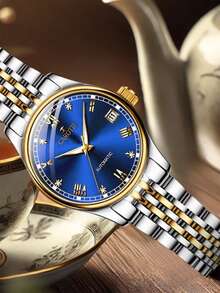A New Ladies' Steel Strip Small Dial Watch With Simple And Fashionable Design, High-End Fully Automatic Mechanical Watch - one-size - View 6