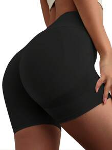 TNTOR Plus Size Women's Elastic Yoga Shorts, High Waisted, Squat-Proof, Tummy Control, Suitable For Workout, Exercise, Cycling, Compression Shorts For Fitness Enthusiasts